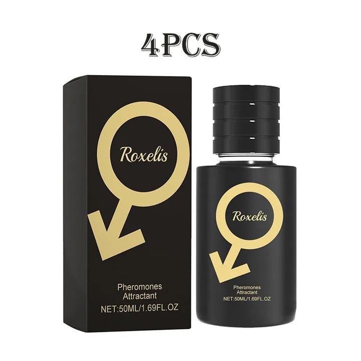 Roxelis 50ml Men Pheromone Perfume Spray Charming Long Lasting Fragrace Anti Sweat Body Flirting  Dating Romantic Scent Perfume