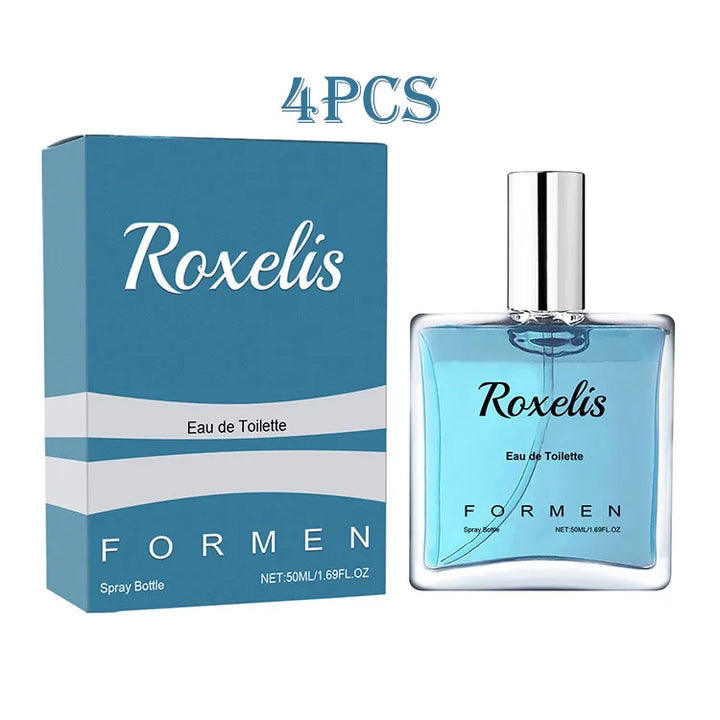 Roxelis 50ml Men Pheromone Perfume Spray Long Lasting Light Fragrance Flirt Seduction Aroma Elegant Release Charm Dating Perfume