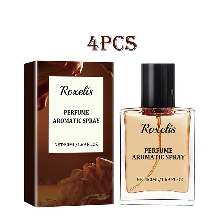 Roxelis 50ml Men Cologne Perfume Spray Lasting Fragrance Luxury Wood Scent Remove Odor Dating Atmosphere Charming Body Perfume