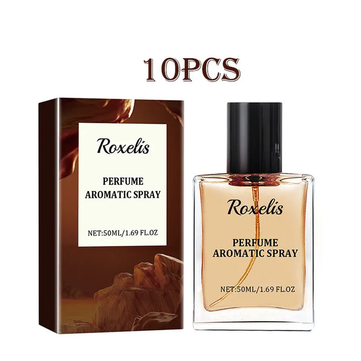 Roxelis 50ml Men Cologne Perfume Spray Lasting Fragrance Luxury Wood Scent Remove Odor Dating Atmosphere Charming Body Perfume