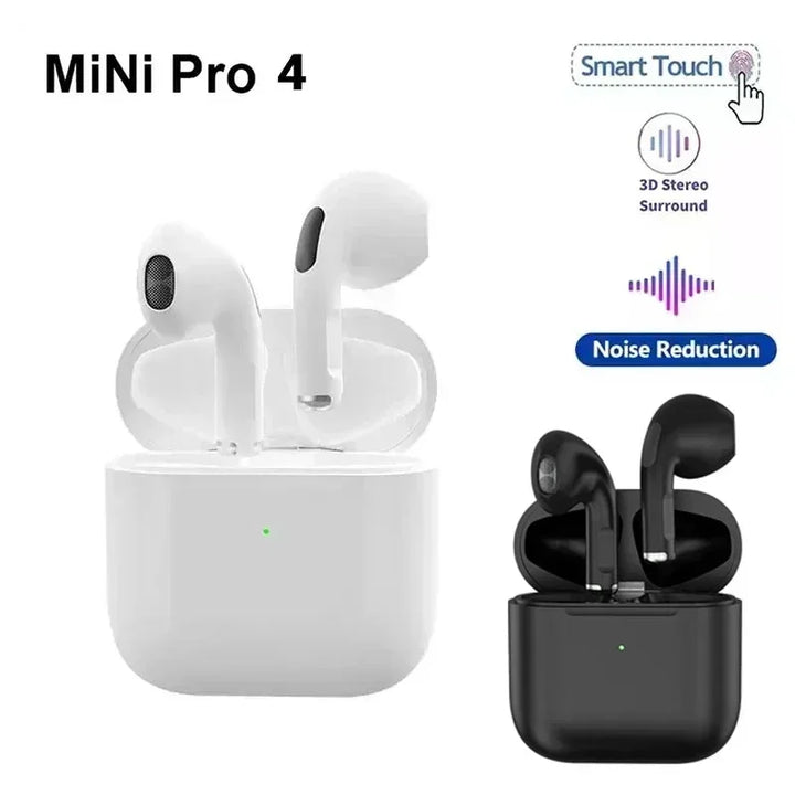 2024 Air Pro 4 TWS Wireless Bluetooth Earphones Headphones Mini Earpone Headset For PC Android Apple iPhone Earbuds Accessories.