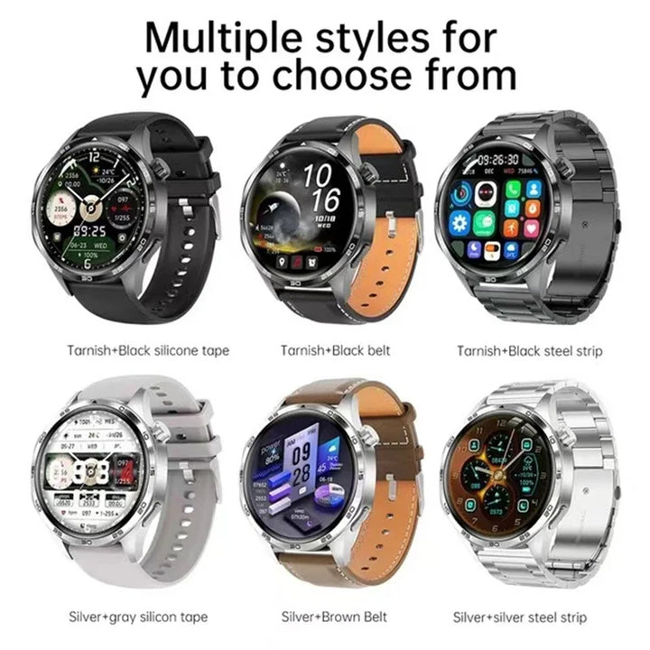 For HUAWEI GT5 Pro GPS NFC Smart Watch Men 360*360 AMOLED Screen Heart rate Bluetooth Call IP67 Waterproof Man Smartwatch 2024