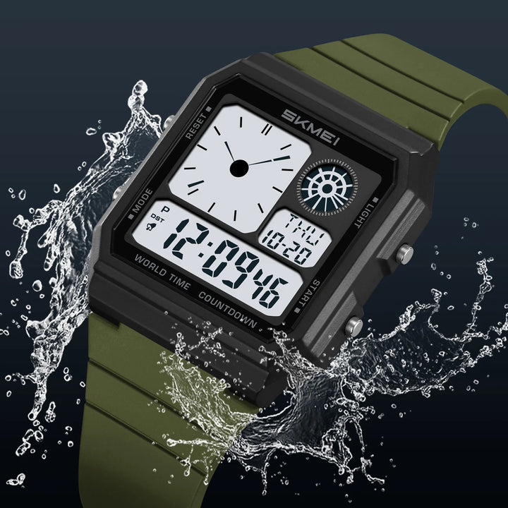 SKMEI Electronic Watch For Men Women Daylight Saving Student Waterproof Outdoor Chrono  Time Digital Sport Wristwatch Clock