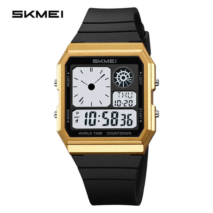 SKMEI Electronic Watch For Men Women Daylight Saving Student Waterproof Outdoor Chrono  Time Digital Sport Wristwatch Clock